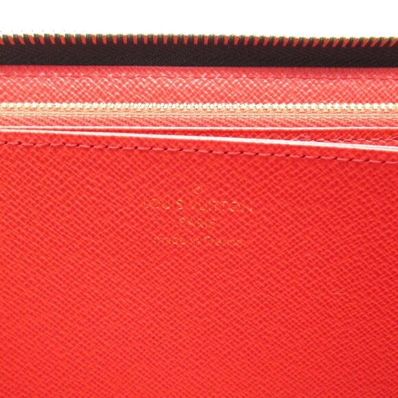 LOUIS VUITTON Zippy Round wallet M41896 Monogram canvas Brown Coquelicot Used LV - Picture 7 of 10